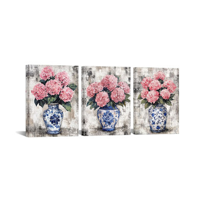 3 Piece Wrapped Canvas Wall Art