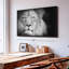 Portrait de lion, reproduction sur toile-100690145