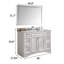 Ensemble de meuble-lavabo simple 48 po avec miroir Baver-1777609856