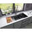 CozyBlock 48'' L Double Bowl Stainless Steel Kitchen Sink-44195340