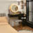 Vanity Table Stool Set with Mirror-181699169
