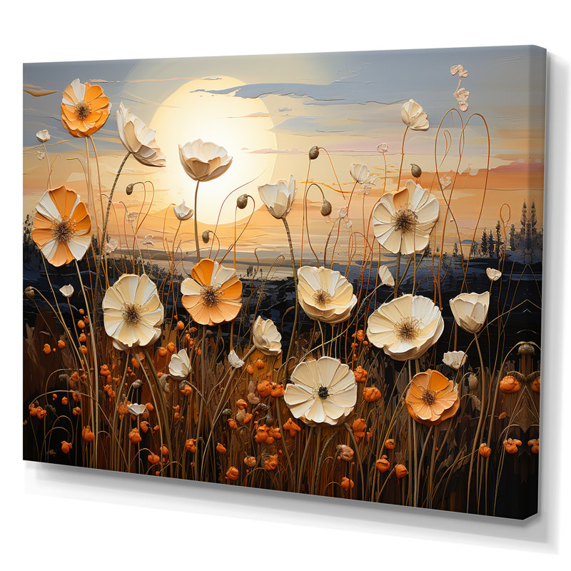«Beautiful Warm Warm Field IV», reproduction sur toile, Toile tendue, H 34 po x l 44 po x P 1,5 po