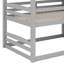 Lit superposé triple double avec escalier de rangement-421142539