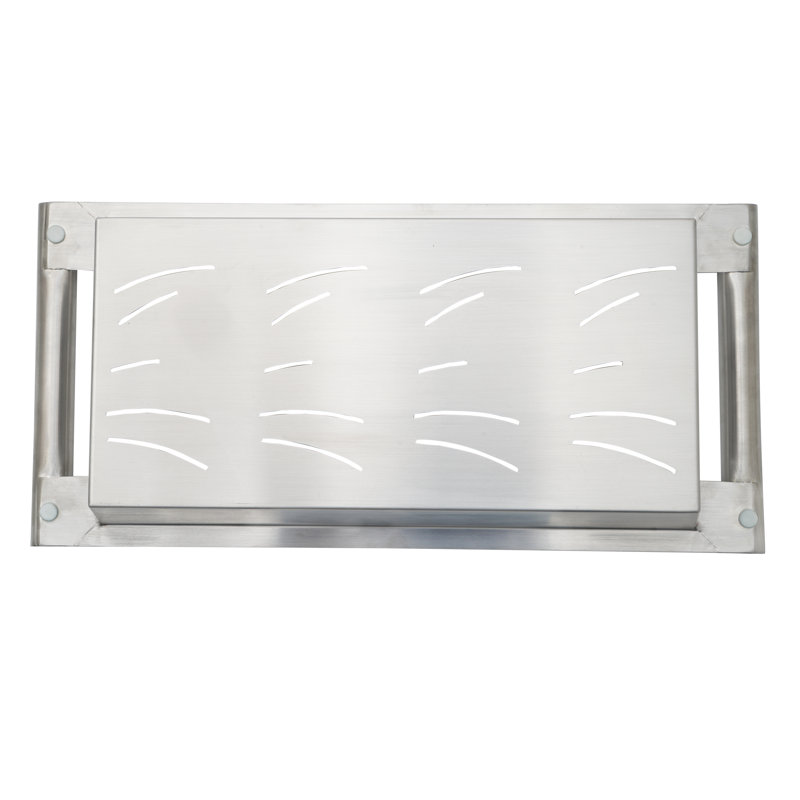 Boann Stainless Steel Over The Sink Strainer, 4" H x 17.8" W x 8.5" D 