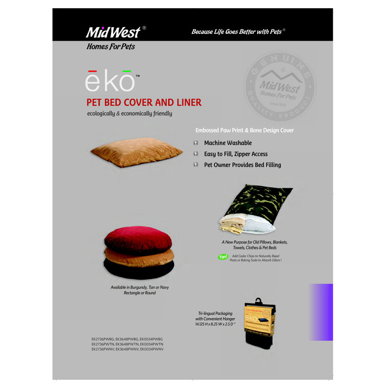 Liner et Eko tour patte Poly couverture, Bourgogne