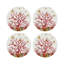 Sous-verres ronds corail-119014980
