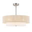 Lustre cylindrique semi-encastré à 4 lumières Reenat-360294257