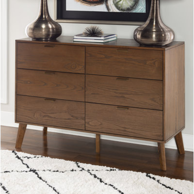 Commode double 6 tiroirs l 50 po Mathiatis