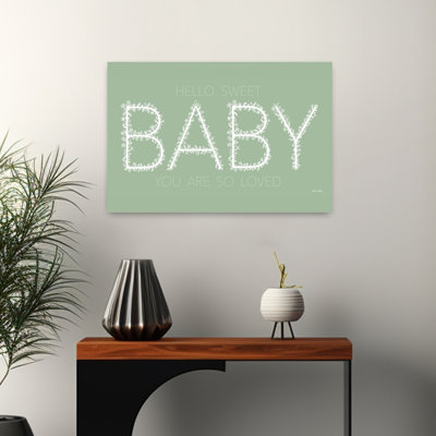 Hello Sweet Baby, art floral contemporain