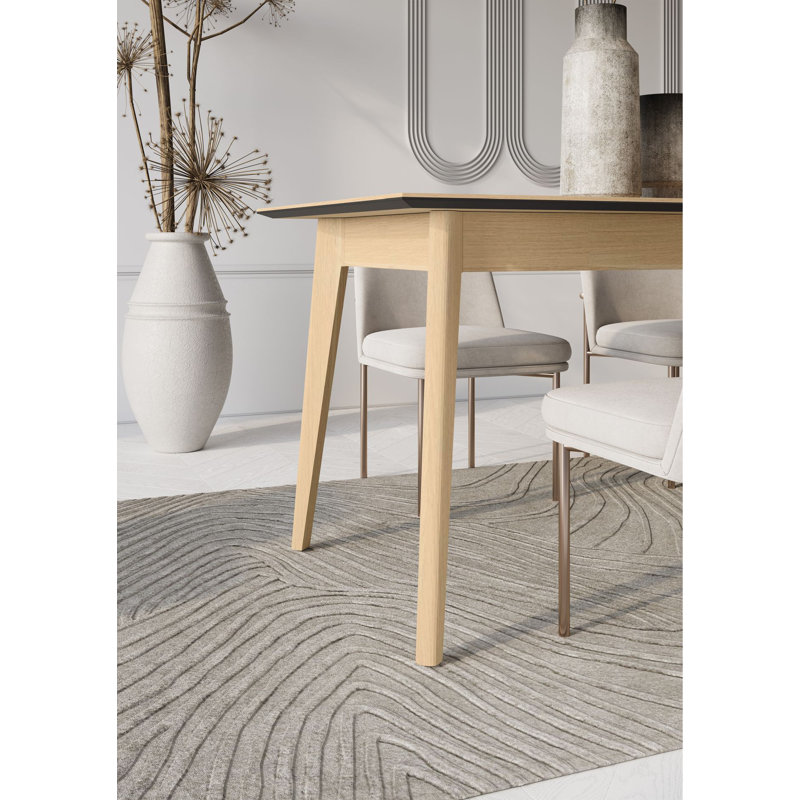 Plot extendable table 145-220x85 cm, Beige