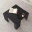 Table basse carrée noire 27,56 po
