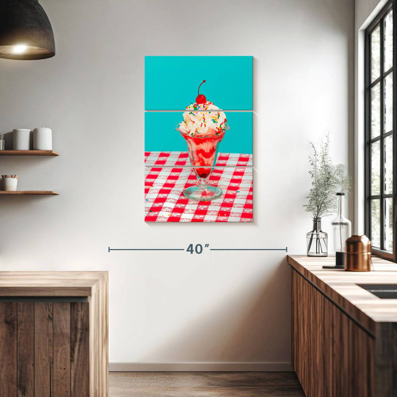 Yarlin Ice Cream Sundae, 38" H x 24" W