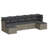  Garden Sofa Set Grey