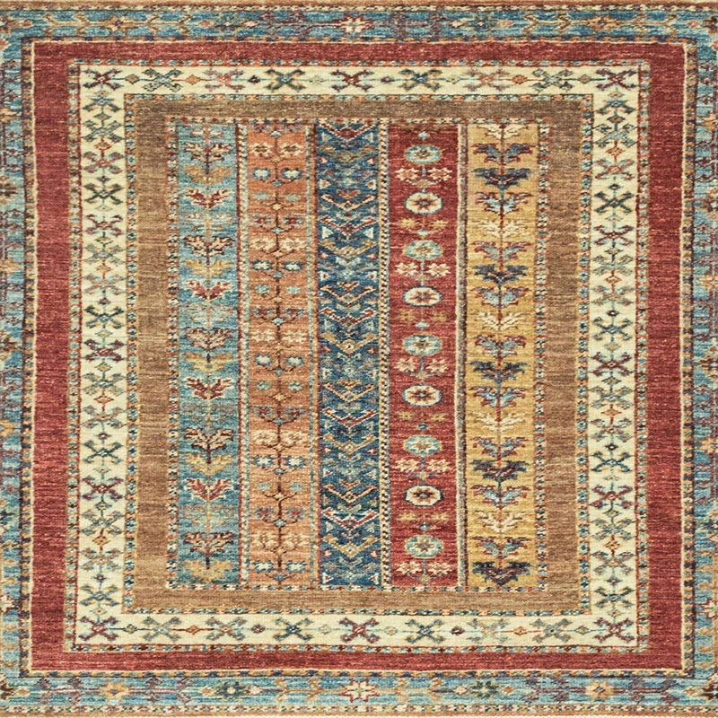 Abstract Indoor Rug, Square 7'