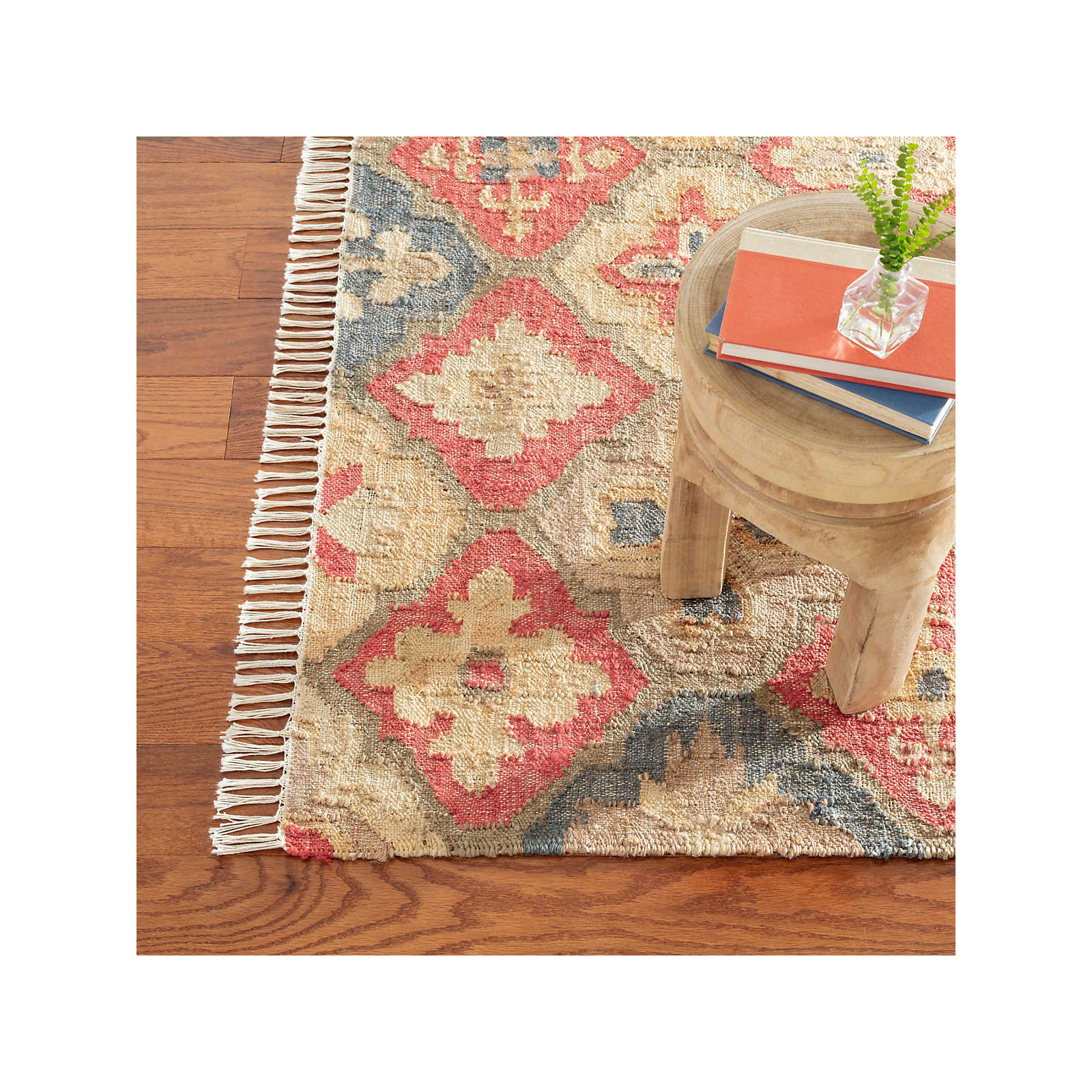 Pali Multi Handwoven Jute Rug, Rectangle 2' x 3'