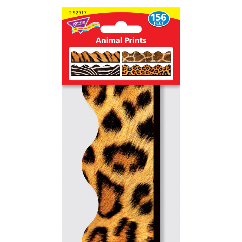Tendance terrifiante à imprimé animalier tendance