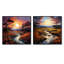 «Neo Expressionism Harmony Of River», 2 pièces-817836835-817836844