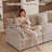 Haninerm Chenille Round Arm Loveseat-1447072274-1428280040
