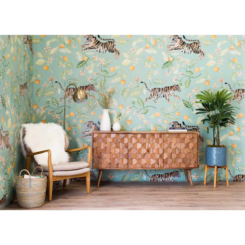 Floral Wallpaper, Non-Pasted