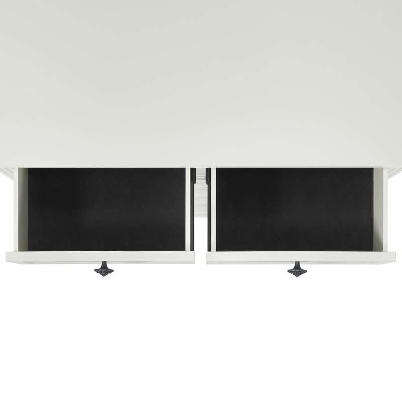 Dresser And Mirror Set, White