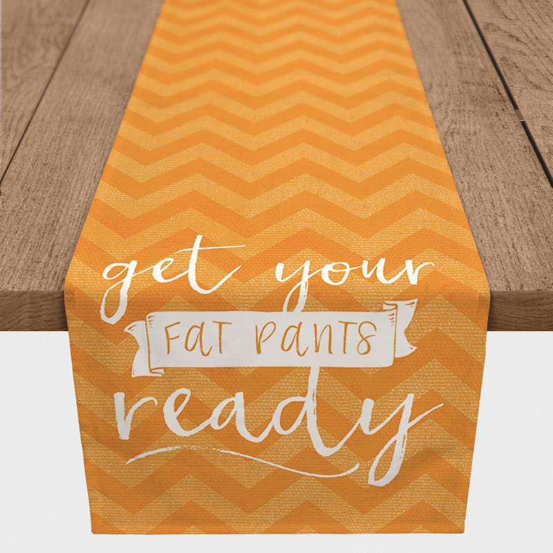 Parell Chevron Thanksgiving Table Runner