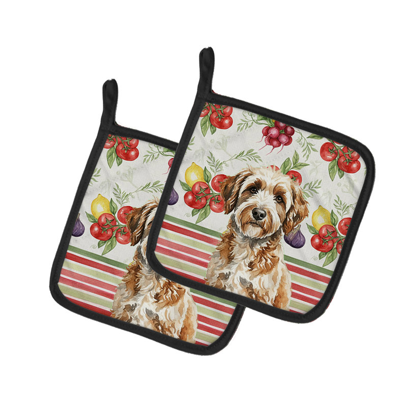 Paire de poignées à légumes Lagotto Romagnolo