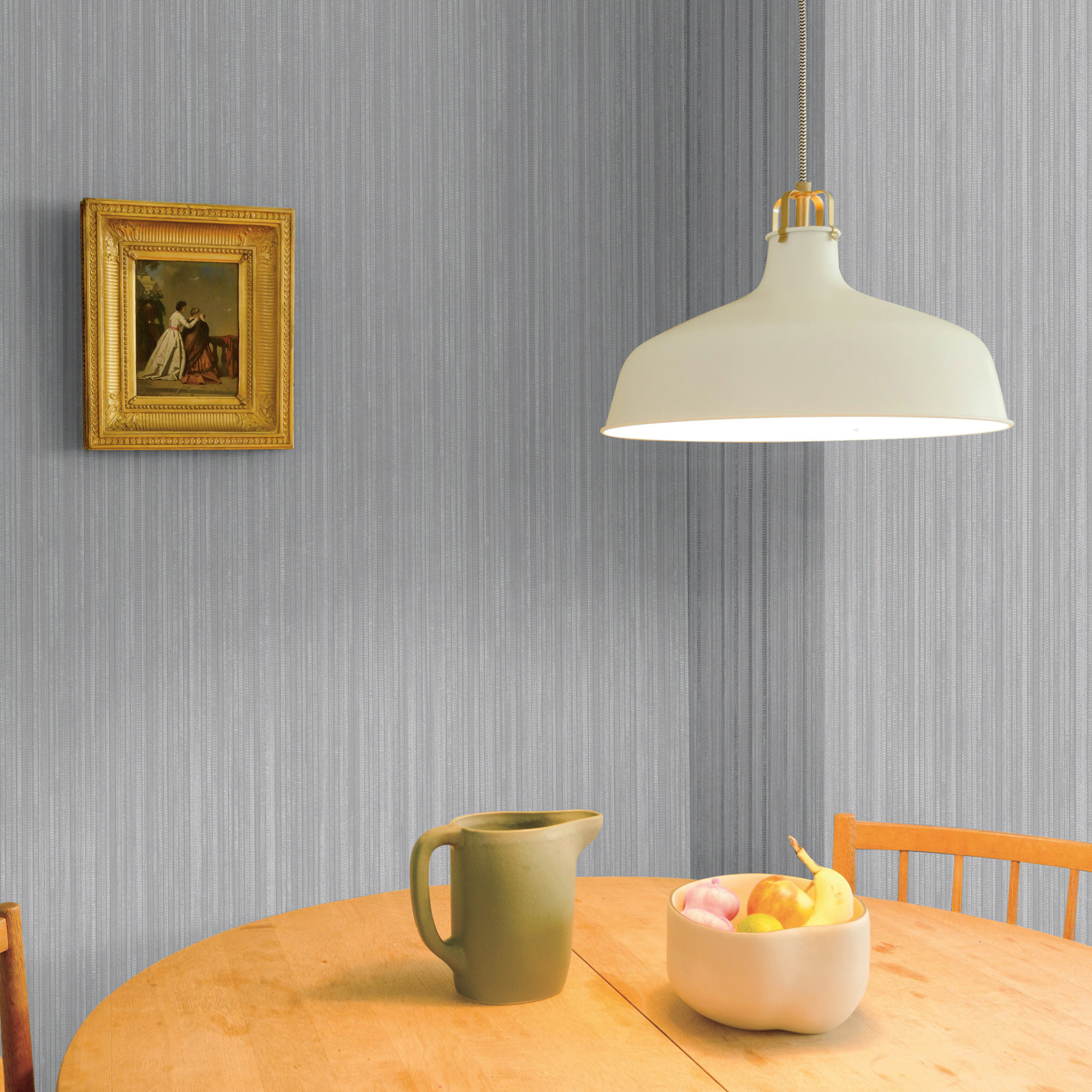 Faux Grasscloth Peel and Stick Wallpaper, Gray, 16.5" L x 20.5" W