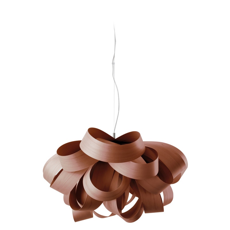 Agatha 1 - Light Pendant, Natural Beech, E26 Base, 14.6" H x 30" W x 30.7" D