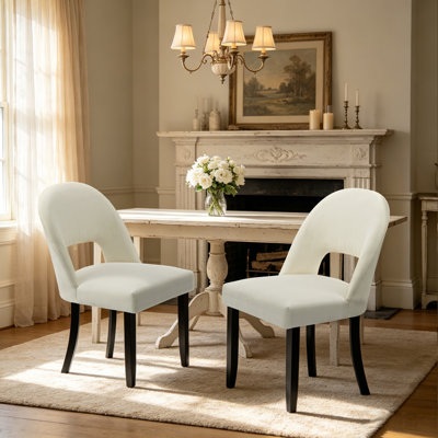 Linen Upholstered Dining Chairs