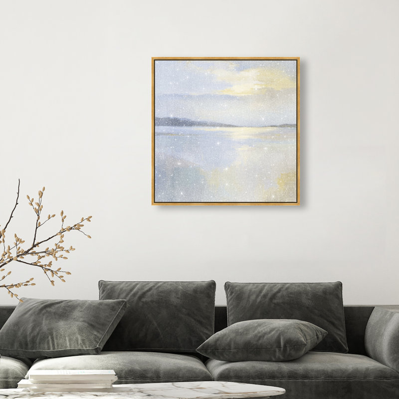 Sun After The Storm Print by Oliver Gal, 31" H x 31" W, Gold Floater Frame
