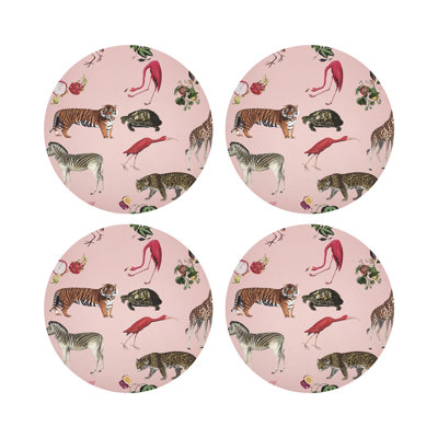 Exotix Vegan Leather Round Placemats