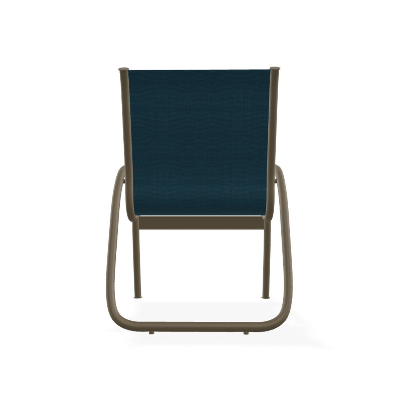 Fauteuil de patio Gardenella, Bois de plage texturé, Sunbrella® bleu sarcelle