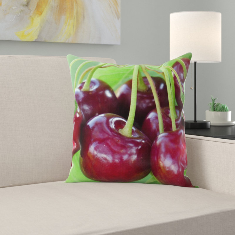 Coussin cerise