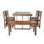 Ensemble de table et chaises d'extérieur en bois d'acacia de haute qualité-1029600703
