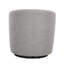 Fauteuil Sea Oat - pivotant sur 360 degrés, fabrication beige à chevrons, transitionnel moderne pour la chambre à coucher et le salon, cadre de rotation, siège confortable, conception compacte, petits espaces-2047256324-2047256326