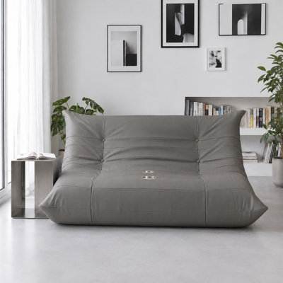 Causeuse moderne et ergonomique avec porte-gobelet intégré