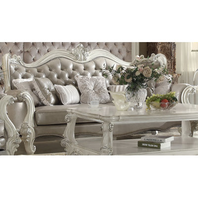 Tanner 92.51'' Faux Leather Sofa