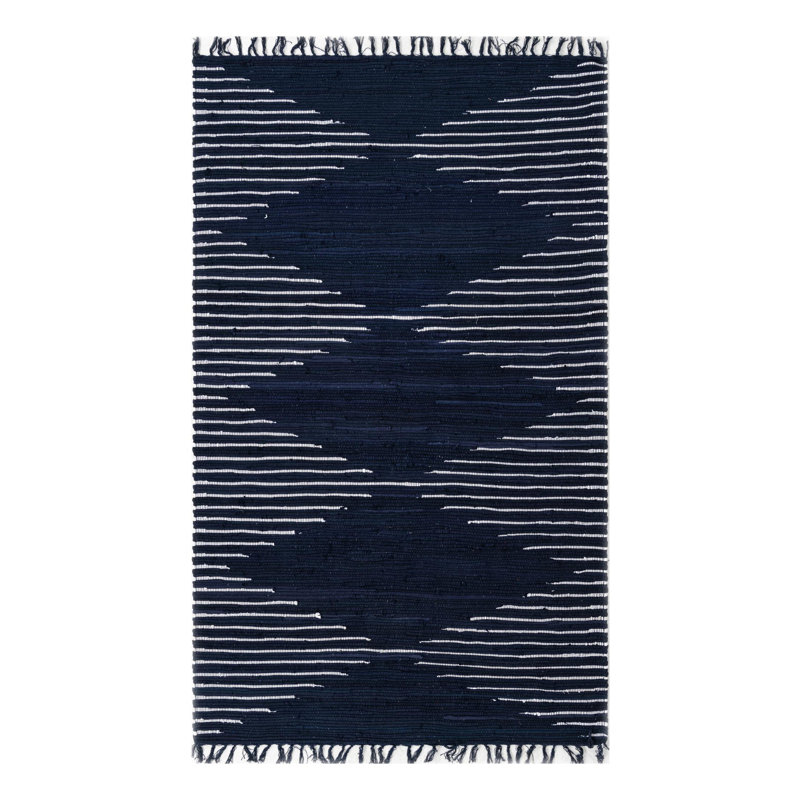 Jordee Cotton Geometric Indoor Rug, Rectangle 5'1" x 8'
