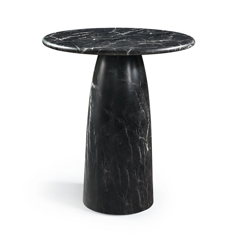 Table de hauteur comptoir intérieur / extérieur Coserza, H 36 po x l 36 po x P 36 po, Noir