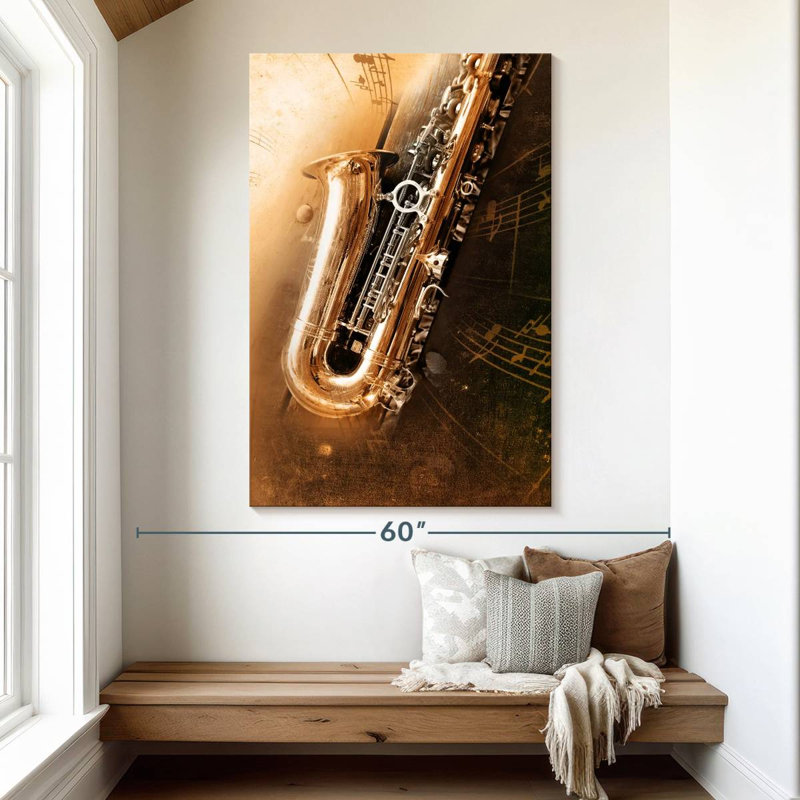 Abarca Saxophone Symphony, H 51 po x l 34 po