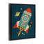 "Rocket Ship in Space", art mural sur toile flottante par Irene Chan-437533417-449844796