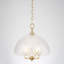 Lustre vintage en verre taillé en diamant | Luminaire suspendu en laiton 3 lumières avec chaîne réglable | 20 à 97 po de hauteur | Homologué UL / ETL