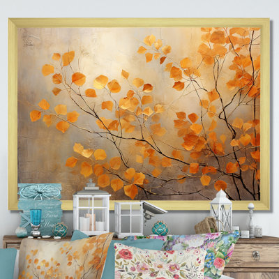 Golden Autumn Forest Harmony - Forest Canvas Prints