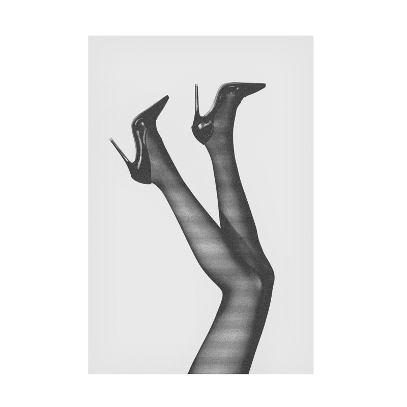 Art sur toile «Bachelor Pieds Baw» par Bachelolog, H 19 po x l 12 po