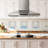 VIKIO 30" 500 CFM Convertible Island Range Hood with 4 LED Lights ,Gesture control and Carbon Filters-119304348