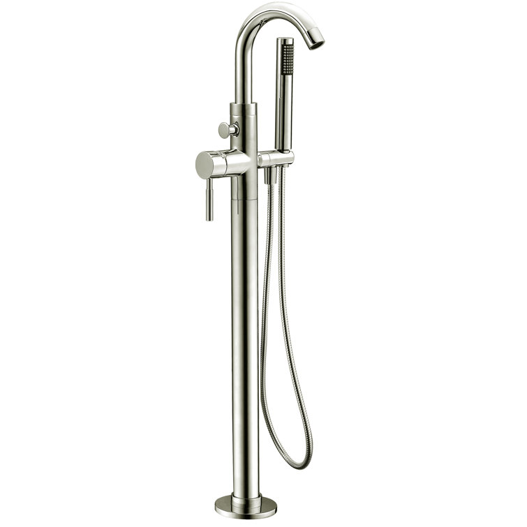 1 Handle Floor Tub Filler with Diverter