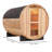 Anyi 4-Person Patchwork Red Cedar Traditional Steam Sauna without Scarabs