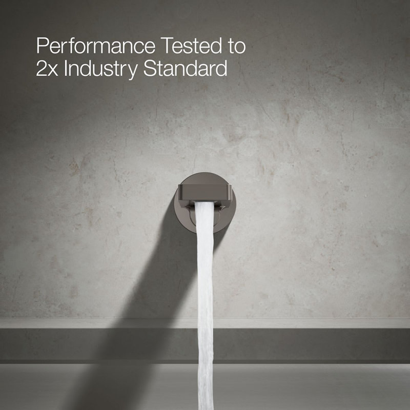 Composed® Wall-Mount Tub Spout, Vibrant Titanium