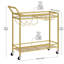 Cacia Wine Bottle & Glass Rack