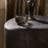 Ivan End Table Set-Textured Black Concrete